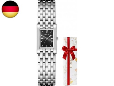 CIVO Klein Analog Armbanduhr Damen: Rechteckige Wasserdicht Edelstahl Damenuhr