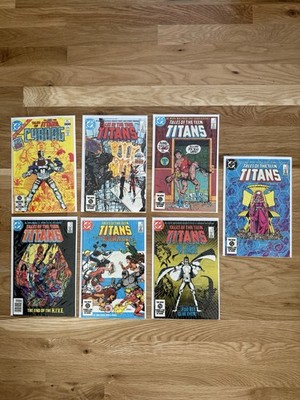 DC Comics Tales of the Teen Titans  Issues #41, 45-49. Cyborg #1