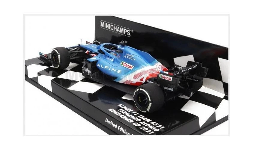 MINICHAMPS 417211214 ALPINE - F1 A521 RENAULT E-TECH 20B TEAM ALPINE N 14 4th HU - Immagine 2 di 2