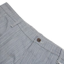 AG Adriano Goldschmied NWT Wanderer Slim Trouser Shorts Size 36 US Blue Stripes