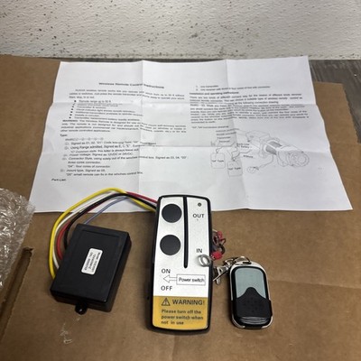 RUNVA winch remote w/ instructions #2E5B