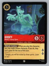 GOOFY - MARLEY'S CLUMSY SPIRIT 120/204 C LORCANA NM 11 STARWINSKI