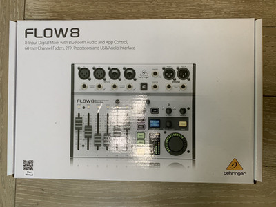 Behringer FLOW 8 Digital Mixer. 8 inputs with Bluetooth Audio and App Control