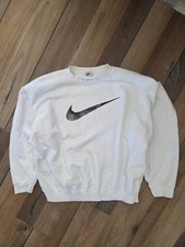 Vintage 90s Nike Center Swoosh Swearshirt Siz...