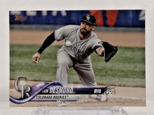 2018 Topps #559 - Ian Desmond - Colorado Rockies - Near Mint
