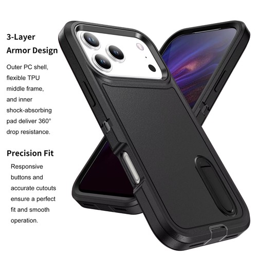 For iPhone 17 Pro Max 17 Pro 17 Air Shockproof Dust Full Body Protection Case - Picture 7 of 23
