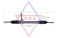 La.R.A. Lenkgetriebe FüHrung 190057 FüR Abarth Fiat