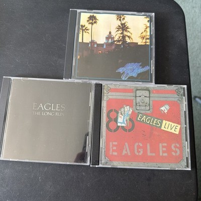 THE EAGLES Hotel California/The Long Run/ Eagle Live 3CD LOT Like New Never Play