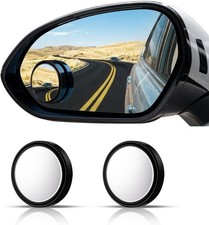 360  Adjustable Round HD Glass Blind Spot Side Mirror for Cars