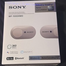 Sony WF-1000XM3 Bluetooth Headphones - Silver Brand New In Box Sealed