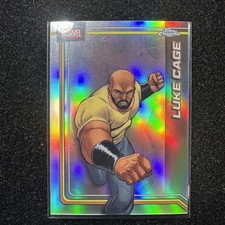 2026 Topps Chrome Marvel Luke Cage Refractor #72 Hero For Hire