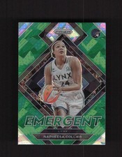 2022 Panini Prizm WNBA #1 Napheesa Collier Emergent Prizms Green Ice