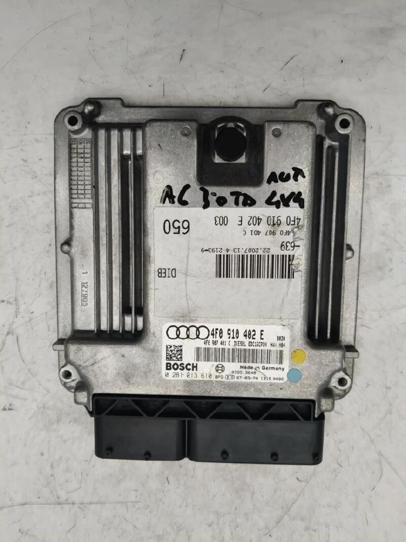 4F0910402DX CENTRALINA INIEZIONE AUDI A6 (4F) 3.0 V6 TDI FAP Quattro SW