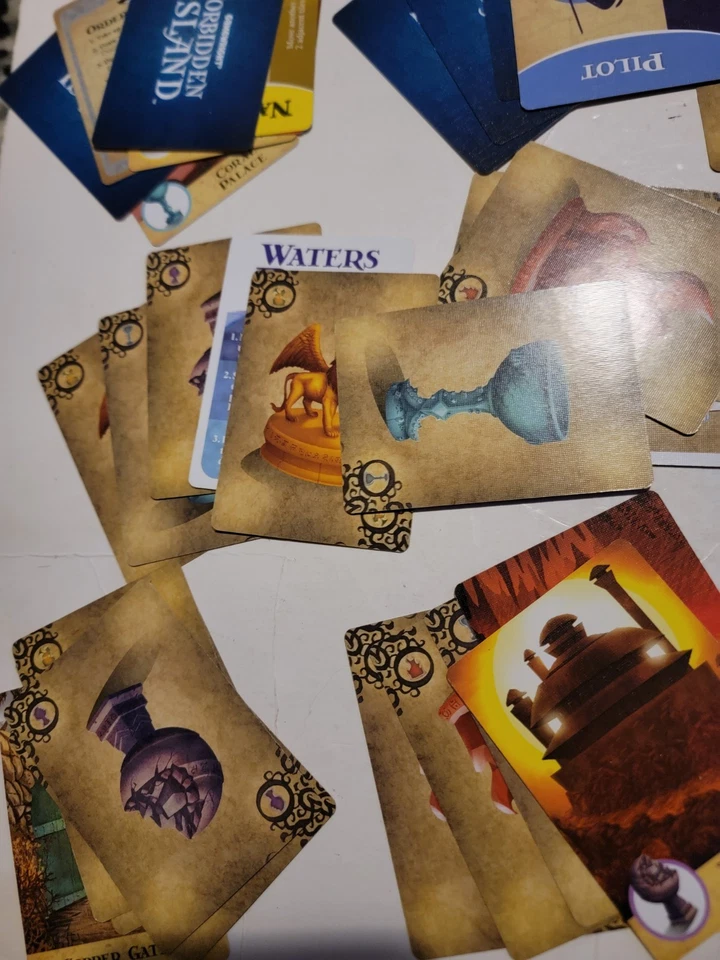 Сменный элемент 55 карт сокровищ приключенческой игры Forbidden Island  - Изображение 2 из 4