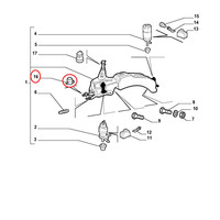 SprüHdüSe Scheibenwischer Fiat Punto - Original DüSe 46412110