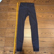 Lululemon Womens Black High Rise Full Length Leggings Yoga Pants Size 4