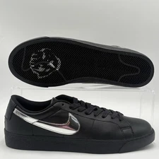 Mens Size 10.5 Nike SB Zoom Blazer Low QS Black Skateboard Shoes HJ6703 001 NEW