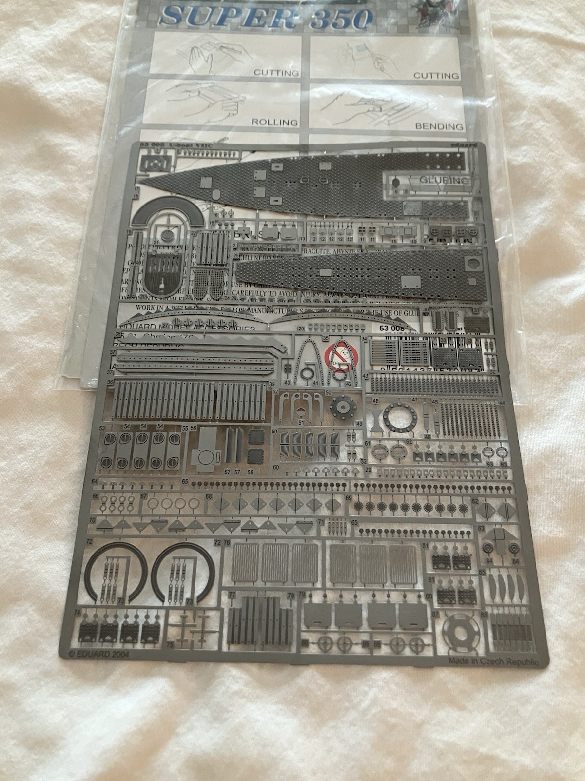 Revell VIIC Submarine 05015 Upgrade Parts Photo Etch Wood Lot Nautilus Eduard