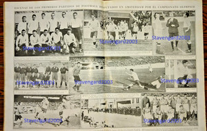 OLYMPISCHE SPIELE AMSTERDAM 1928 ORIGINAL El Grafico Magazin Fußballspiele
