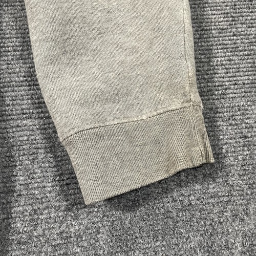 Vintage Y2K Old Navy Hoodie Sweatshirt Youth Med Grey Full Zip Thick Spellout - Picture 5 of 11