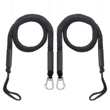 Bungee Dock Lines Boat Ropes,Boat Dock Line Mooring Rope with Stainless Steel...