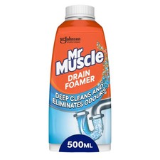 Mr Muscle Drain Foamer (500 ml) Drain Cleaning Foam to Unblock & Eliminate Odour