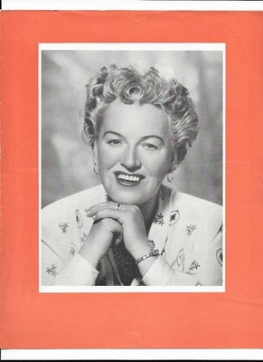 Gracie Fields, Ian Stewart, Camilleri, Maori Quartet, OPERA HOUSE BLACKPOOL 1954