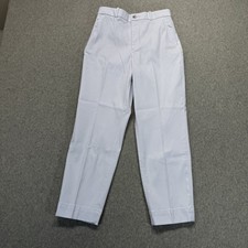 SPANX Stretch Twill Pants White Straight Ankle Women s Medium Regular