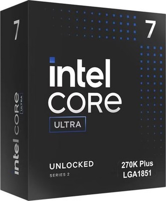 Intel Core  Ultra 7 270K Plus 24-Kern CPU, Sockel 1851, Boxed (ohne Kühler)