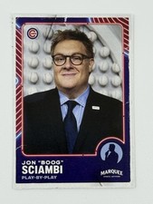 Jon Boog Sciambi 2023 Chicago Cubs Marquee Sports Baseball Card RC Broadcaster