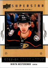 2023-24 UD Series 2 Honor Roll Nikita Nesterenko #HR61 Anaheim Ducks