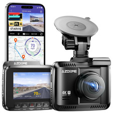 AZDOME Dashcam Auto mit 4K Auflösung, WiFi Autokamera mit GPS, Dash Camera mit