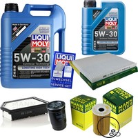 Mann Inspektionspaket 6L Liqui Moly Longtime 5W-30 FüR KIA Rio III 1.4 Crdi 1.1