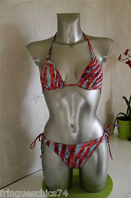 Culotte De Maillot De Bain PAIN DE SUCRE Taille 38 - Très Bon état, Marron, Compression Taille