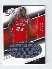 2005 SAGE Premium Action Autographs Black #A18 Julius Hodge