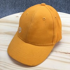 Soccer Shots Baseball Cap Hat Child One Size Yellow Adjustable Embroidered