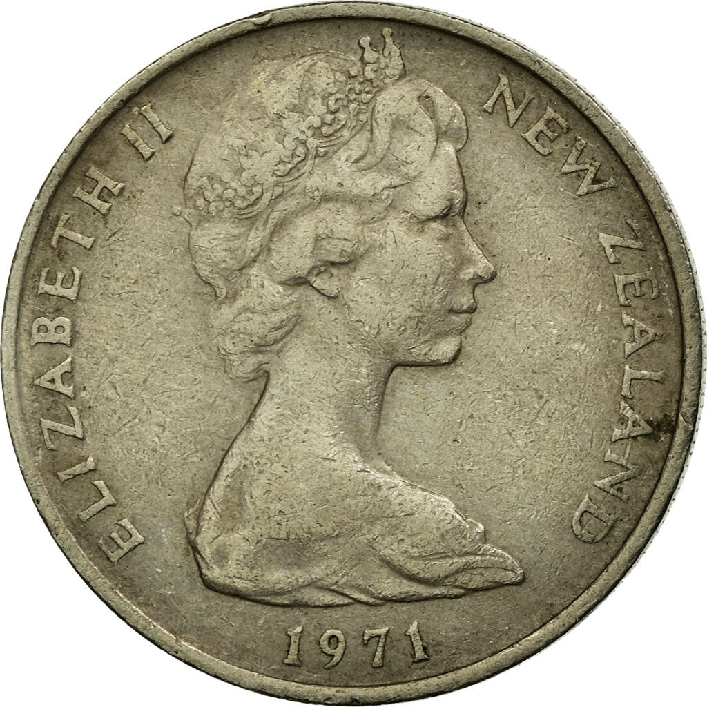 New Zealand 10 Cents Coin | Queen Elizabeth II | Maori