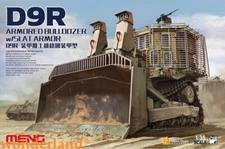 Meng Model SS-010 1/35 D9R Armored Bulldozer w/Slat Armor Model Kit