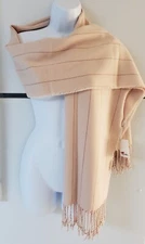 Women's Fashion Ivory Scarf Acrylic 20.9"×71.7" New