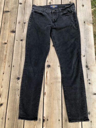 Lucky Brand Sophia Skinny Jeans Womens 10/30 Black Denim - Picture 2 of 5