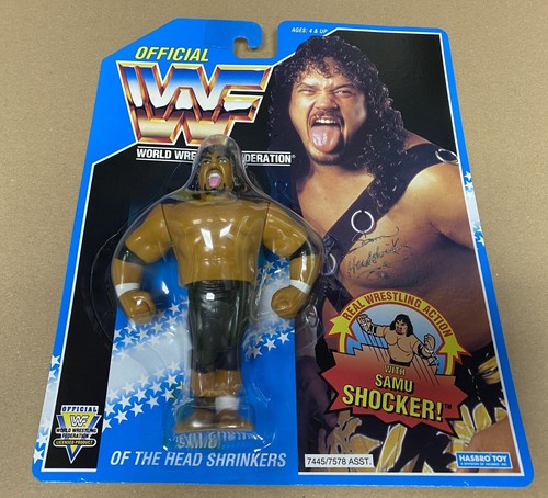 HASBRO WWE WRESTLING SAMU THE HEADSHRINKER FIGURE ...