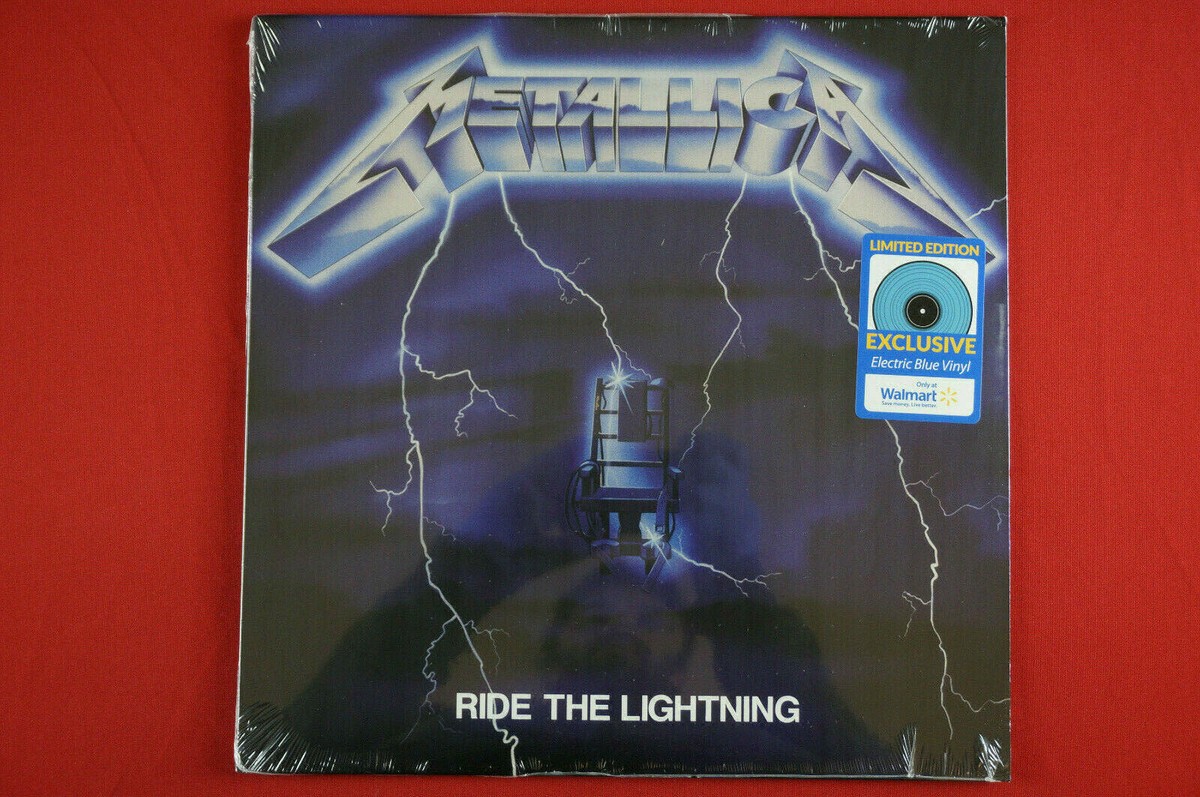 Metallica Ride The Lightning Exclusive Limited Electric Blue LP