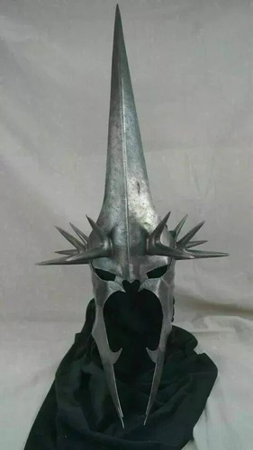 Witch King Nazgul Helmet Medieval Armor Steel Helmet Costume Halloween - Picture 2 of 3