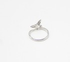 925 Sterling Silver  Yellow Cubic Zirconia Butterfly Band Ring Sz 7  RG3410 — photo 4