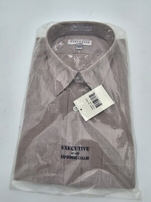 mens dress shirts with adjustable collar Perry Ellis Men's Untucked Total Stretch Slim Fit Banded Collar Shirt
