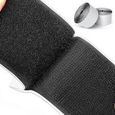 Matenf Hook and Loop Strips with Adhesive, 2 Inch X 10 Feet, Excellent Grip, Str