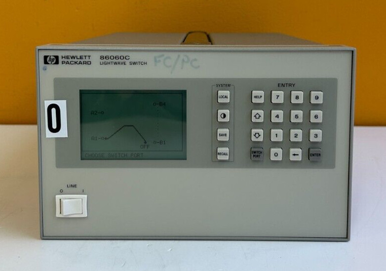 HP / Agilent 86060C-002-012-051-109-204 1280-1650 nm, Compact Lightwave Switch!