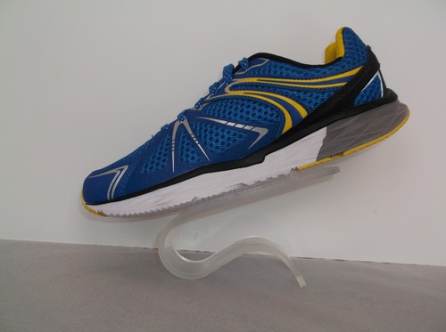 AVIA BLUE WITH YELLOW ACCENTS CUSHIONED INSOLE MEN'S WALKING SHOE NEW - Picture 5 of 7