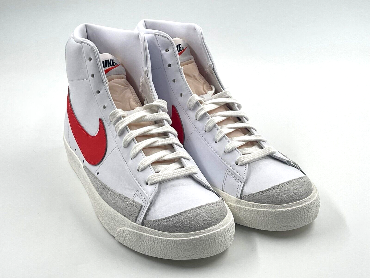Nike Blazer Mid 77 Womens Size 10.5 White Habanero Red Sail CZ1055 101 Mens 9 Nike Blazer Mid 77 Womens Size 11 White Habanero Red Sail  main image 2