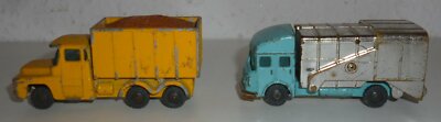 HUSKY / 2 VERSCH. MODELLAUTOS / S & D REFUSE VAN u. GUY WARRIOR TRUCK / #1164#